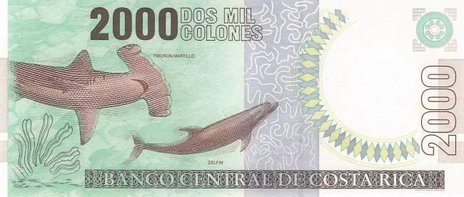 2000 Colones 30.7.1997